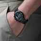 To My Husband - My Rock My Anchor My Everything - Engraved Black Chronograph Watch