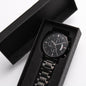 To My Husband - My Rock My Anchor My Everything - Engraved Black Chronograph Watch