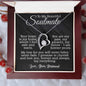 To My Beautiful Soulmate - Your Heart Is My Home - Forever Love Necklace