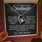 To My Beautiful Soulmate - Your Heart Is My Home - Forever Love Necklace