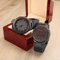 To My Man - My Rock My Anchor My Everything - Engraved Wood Watch