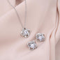 To My Amazing Nurse Wife - Hero in Scrubs - Love Knot Earring & Necklace Set