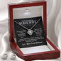 To My Amazing Nurse Wife - Hero in Scrubs - Love Knot Earring & Necklace Set