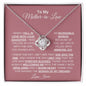 To My Mother-in-Law - Forever Blessed - Love Knot Necklace (From Him)