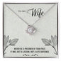 For My Wife Love Knot Necklace (Yellow & White Gold Variants)