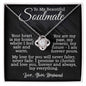 To My Beautiful Soulmate - Your Heart Is My Home - Love Knot Necklace