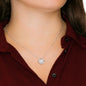To My Amazing Nurse Wife - Hero in Scrubs - Love Knot Necklace