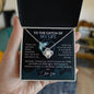 To My Wife - The Catch Of My Life - Love Knot Necklace