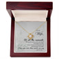 To My Wife - Of All The Moments - Love Knot Necklace