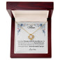 To My Mom - You're The Reason I Am Me - Love Knot Necklace