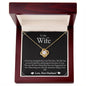 To My Wife - First Kiss - Love Knot Necklace