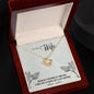 For My Wife Love Knot Necklace (Yellow & White Gold Variants)
