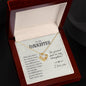 To My Daughter - I Hope You See Gold - Love Knot Necklace