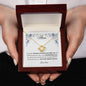 To My Mom - You're The Reason I Am Me - Love Knot Necklace