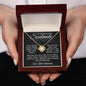 To My Beautiful Soulmate - Your Heart Is My Home - Love Knot Necklace