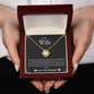 To My Wife - First Kiss - Love Knot Necklace