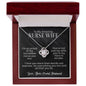 To My Amazing Nurse Wife - Hero in Scrubs - Love Knot Necklace