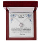 To My Mom - You're The Reason I Am Me - Love Knot Necklace