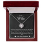 To My Wife - First Kiss - Love Knot Necklace