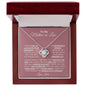 To My Mother-in-Law - Forever Blessed - Love Knot Necklace (From Him)