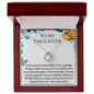 To My Daughter - You're My Most Cherished Gift - Love Knot Necklace