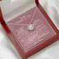 To My Mother-in-Law - Forever Blessed - Love Knot Necklace (From Her)
