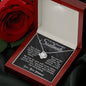 To My Beautiful Soulmate - Your Heart Is My Home - Love Knot Necklace