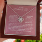 To My Mother-in-Law - Forever Blessed - Love Knot Necklace (From Him)