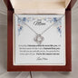 To My Mom - You're The Reason I Am Me - Love Knot Necklace