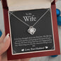 To My Wife - First Kiss - Love Knot Necklace