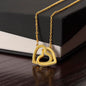 Mother & Daughter - It's A Special Bond - Interlocking Hearts Necklace