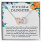 Mother & Daughter - It's A Special Bond - Interlocking Hearts Necklace