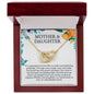 Mother & Daughter - It's A Special Bond - Interlocking Hearts Necklace