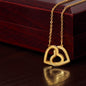 Mother & Daughter - It's A Special Bond - Interlocking Hearts Necklace