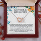 Mother & Daughter - It's A Special Bond - Interlocking Hearts Necklace