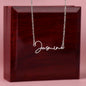 For Wife / Daughter / Mom / Sister - Signature Name Necklace (No MC)