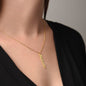 For Wife / Daughter / Mom / Sister - Vertical Name Necklace (No MC)