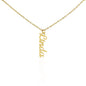 For Wife / Daughter / Mom / Sister - Vertical Name Necklace (No MC)