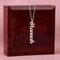 For Wife / Daughter / Mom / Sister - Vertical Name Necklace (No MC)