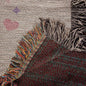 To Mom - You're The Reason I Am Me - Heirloom Woven Blanket (Landscape)