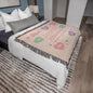To Mom - You're The Reason I Am Me - Heirloom Woven Blanket (Landscape)