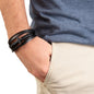 To My Man - My Rock My Anchor My Everything - Men's Cross Bracelet