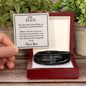 To My Man - My Rock My Anchor My Everything - Men's Cross Bracelet