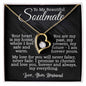 To My Beautiful Soulmate - Your Heart Is My Home - Forever Love Necklace