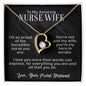 To My Amazing Nurse Wife - Hero in Scrubs - Forever Love Necklace